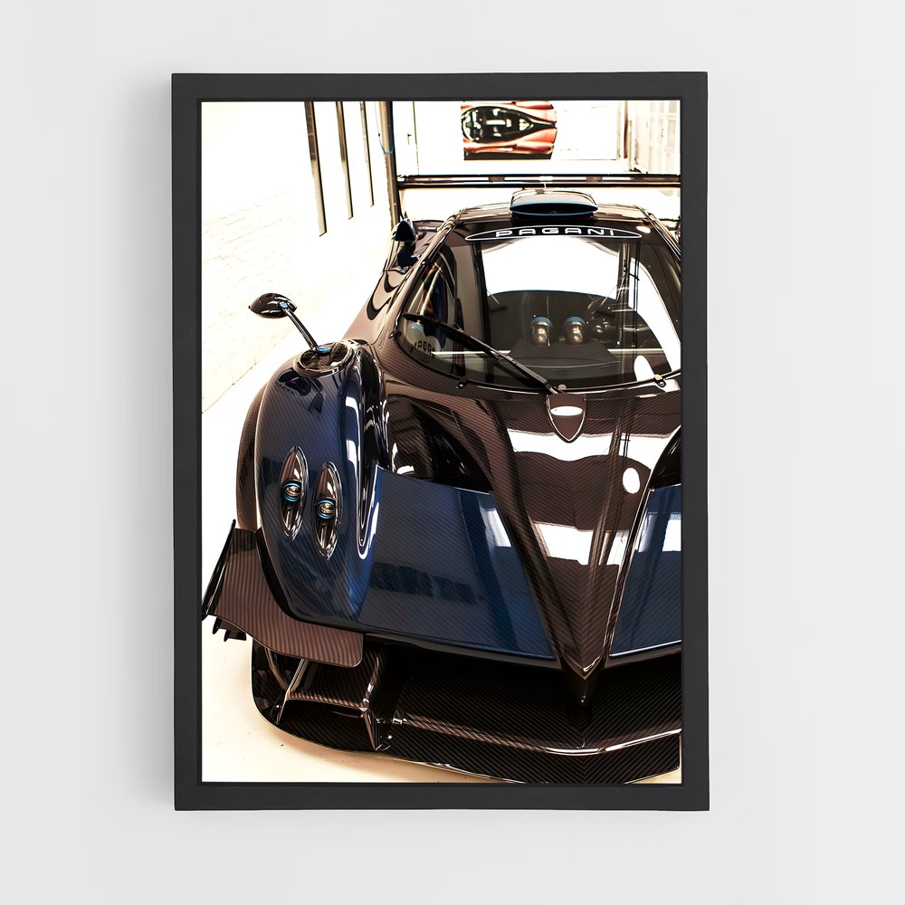 Poster Garage Zonda – affiche Pagani (vue 2)